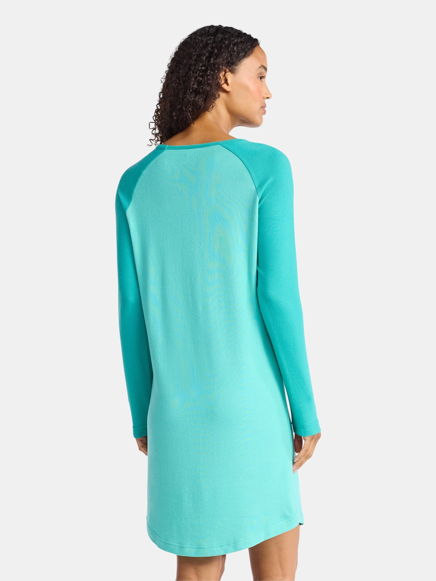 Lissome Women’s and Women’s Plus Ultra Soft Holiday Long Sleeve Printed Sleepshirt, 2-pack, Sizes S-4X