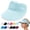 Light Blue, variant on Women's High Ponytail Sun Visor Hat, UPF 50+ Wide Brim Open Top Cap, Quick Dry Elastic Sportswear for Running Tennis