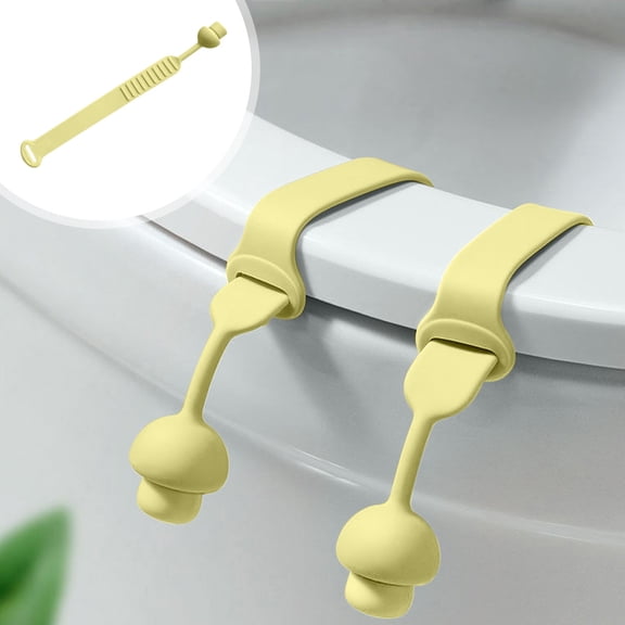 Sltwyw Toilet Seat Lifter Tool - Sanitary Bathroom Toilet Bowl Ring Opener Handle, Non Touch Lid Uncover Artifact for Hygiene