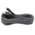 thumbnail image 3 of Refurbished Blackweb BWA21WI018BC 10' Lightning To USB-C Charge & Sync Cable W/Durable Braided Cable, Black, 3 of 4