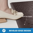 thumbnail image 4 of GALMAXS7 Kitchen Mat Anti Fatigue Cushioned Non Slips Kitchen Rugs and Mats Comfort Foam Floor Mat for Standing,20"x30"+20"x60",Brown, 4 of 10