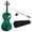 Green, variant on 4/4 Full Size Acoustic Violin, Include Case, Bow & Rosin, Beginner Violin Starter Kit for Children Teens & Adults, Natural
