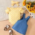 thumbnail image 7 of Gerichy Girls Summer Outfits, Toddler Girl Clothes Ruffle Floral Embroidery Shirt And Shorts Set, 7 of 7