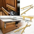 thumbnail image 2 of Stainless Steel Gold T-type Drawer Cabinet Wardrobe Door Pull Handle, 2 of 4