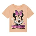 thumbnail image 5 of Disney Minnie Mouse T-Shirt and French Terry Shorts Outfit Set Airbrush Infant to Big Kid, 5 of 5