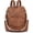 Brown, variant on Backpack Purse for Women PU Leather Backpack Ladies Fashion Handbag Designer Bag Small Travel Bag