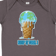 thumbnail image 4 of Inktastic Keep It Cool Melting Earth Ice Cream Cone Boys or Girls Baby Bodysuit, 4 of 5