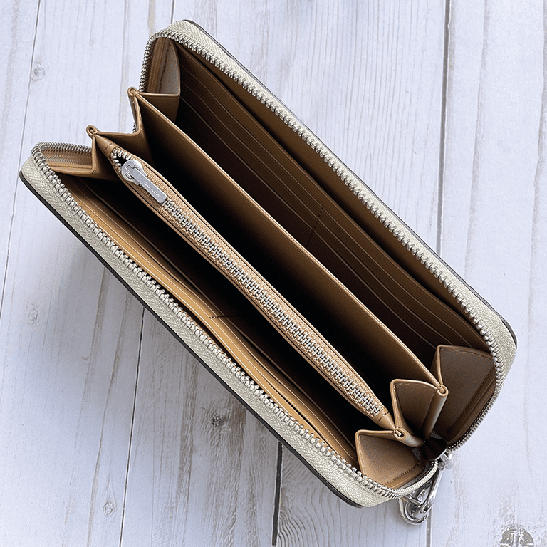 Coach Coin Pocket Women's Casual Long Wallet, Ivory / Multi Coach Coin Pocket Women's Casual Long Wallet, Ivory / Multi