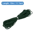 thumbnail image 2 of Uxcell Twisted Cord Trim 11 Yard 0.08 inch 3-Ply Twine Braided Rope Shiny Thread String for Craft Gift Bag Curtain Dark Green, 2 of 7