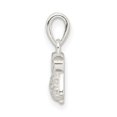 thumbnail image 6 of Auriga Fine Jewelry 925 Sterling Silver Cubic Zirconia Owl Pendant for Women (L- 15.5mm, W- 7mm), 6 of 6