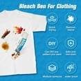 thumbnail image 4 of Bleach Pen For Clothing, Pen, Stain Remover bleach l pen, Clothing Bleached DIY Design, Travel, Instantly Remove Stains, Pearl White (1.76 Fl Oz (Pack of 1), Lemon), 4 of 4