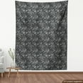 thumbnail image 4 of Ambesonne Tropical Fabric by the Yard Upholstery, Neutral Silhouettes Art, 2 Yards, Charcoal Grey Pale Grey, 4 of 5