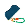 thumbnail image 1 of Ohufall Color Block Silicone Sunglasses Case Portable Eyeglass Protective Cover For Outdoor, 1 of 4