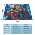 thumbnail image 4 of Yu-Gi-Oh Fleece Blanket Super Soft Cozy Warm Flannel Fleece Throw Blanket For Couch Bed Sofa Throw 50"X40", 4 of 7