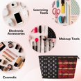thumbnail image 4 of Us Flag Purse Organizer Handbags Totes Leather Zipper Printing Bag For Women Travel Toiletry Bag, 4 of 7