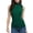 Green, variant on Sleeveless Turtleneck Knit Tank Top Solid Color Ribbed Stretch Fabric Lightweight Breathable Soft Modal Blend Casual Layering Top For Work Weekend Travel And Everyday Wear Purple M