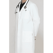 Scrubstar Unisex Core Essentials 40 Long Antimicrobial Lab Coat, Sizes XS-3XL