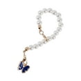 thumbnail image 5 of Unique Bargains 1 Pc Imitation Pearl Butterfly Cup Chain Water Cup Pendant Deep Blue Alloy Imitation Pearl, 5 of 5