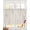 Beige, variant on Farmhouse Vintage Sheer Curtains 39 Inch Length 2 Panels Set for Living Room/Bedroom, Summer Country Retro Wooden Grain Kitchen Curtains Grommet Semi-Sheer Curtains Window Treatments 27.5"x39"x2