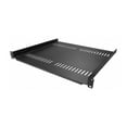 thumbnail image 3 of StarTech.com 2-Pack 1U Server Rack Shelf, Vented, 44lb Capacity, 16" Deep (CABSHELF116V2PK) - Rack shelf - black - 1U - 19" (pack of 2), 3 of 6