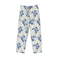thumbnail image 4 of Xecao Daisies Flowers Men's Straight Lounge Pajama Pants: The Ultimate in Comfortable Sleepwear, 4 of 9