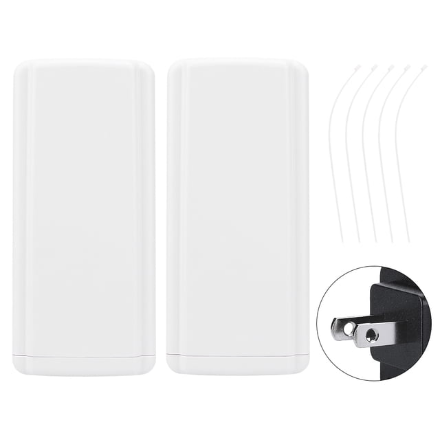 Amplificador de señal de enrutador Wifi de 5,8G, soluciones de vigilancia de red inalámbrica AP de punto 11AC, 2KM para monitoreo de ascensor, enchufe 110-240VUS