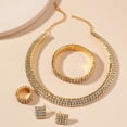 thumbnail image 2 of Jewelry VerPetridure Women's Rhinestone Earrings Water Drop Necklace Earrings Set Accessories, 2 of 6