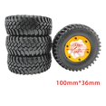 thumbnail image 4 of 1.9 "Caucho Inflable Llantas Llantas Neumáticos para SCX10 D90 90046 4WD RC Vehículos de Rastrero de Vehículos de Vehículos blanco Yotijar rc ruedas y neumáticos, 4 of 6