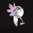 thumbnail image 3 of CafePress - Whispering Moon Fairy Women's Dark T Shirt - Women's Traditional Fit Dark T-Shirt, 3 of 4
