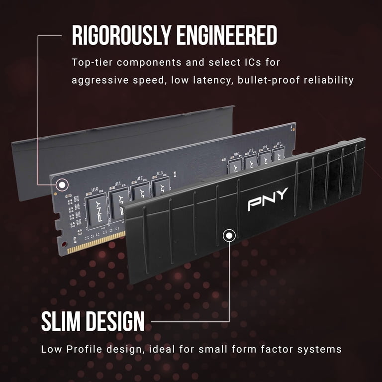 PNY 32GB (2x16GB) DDR4 3600MHz (PC4-28800) CL18 1.35V Desktop