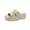 Sage Raffia, variant on Womens Olinkaa Woven Open Toe Flatform Sandals