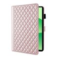 thumbnail image 2 of for OnePlus Pad Lite/Oppo Pad SE 11 inch Case, Rhombus Pattern Multiple Viewing Angles Stand Slim Folio Cover (Rose Gold), 2 of 6