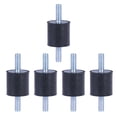 thumbnail image 1 of Miangastore 5 Pcs Rubber Shock Absorber Black Vibration Damping for Motor Installation, 1 of 8