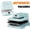 Blue, variant on HTVRONT White Automatic Heat Press Tumbler Machine & 15"X15" Automatic Heat Press Machine for HTV Vinyl Bundle