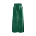 thumbnail image 6 of mihongmao Summer Outfits 2 Piece Sets for Women Dressy Women's Casual Loose-fitting Round Neck Pullover Long-sleeved Trousers Velvet Suit Green S, 6 of 8