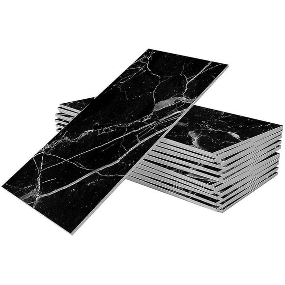 16Pcs Self Adhesive Tile Stickers Thickened Wall Panels Bathroom Kitchen Decorative Wall Tile Decals