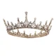 thumbnail image 5 of Corona Barroca Real Boda Novia Cristal Coronas De Círculo Co, 5 of 5