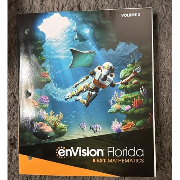 Pre-Owned Grade 6 Accelerated Envision Mathematics Florida BEST Student Edition Volume 2, 9781428459960, 1428459960, Paperback,