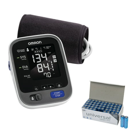 Omron BP785N 10 Series Advanced-Accuracy Upper Arm Blood Pressure Monitor & UPG AA 50