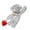 White, variant on Bear Heart Brooch with Secure Clasp Rhinestones Pin For Clothing Attachment Backpack Badge Accessories