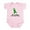 Petal Pink, variant on CafePress - Hero Line Infant Bodysuit - Baby Light Bodysuit, Size Newborn - 24 Months