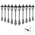 thumbnail image 4 of 10 Pcs H0 Tt Lampe de Rue à DEL Éclairage Lampe Parc Modèle Chemin de Fer Train pour Alimentation 3V Tension Outils Électriques Pièces de Rechange, 4 of 9