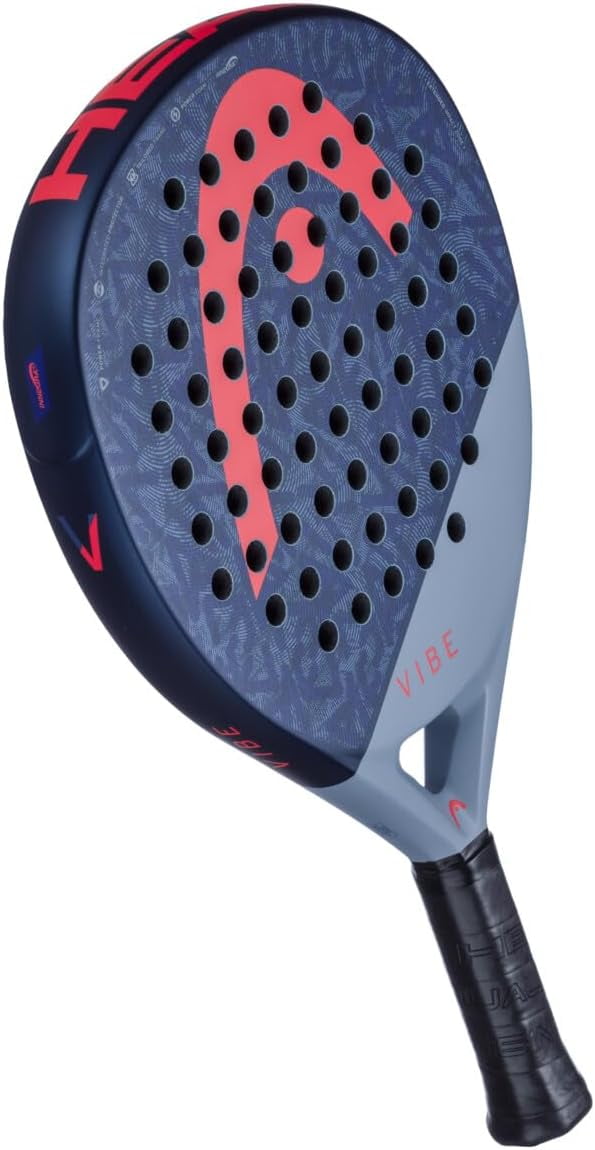 HEAD Padel Racquet Vibe 2025 Oversized Teardrop Easy Power for Casual Players All-Round Performance 1-Pack