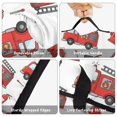 thumbnail image 6 of Fireman and Sign White Pattern Teens Toddler Nap Mat with Pillow, Sleeping Mat Bag for Preschool Daycare 59"x22", 6 of 6
