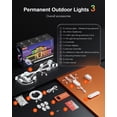 thumbnail image 2 of Lumary Permanent Outdoor Lights, 150FT 90 LED RGBAI Smart Eave Lights, WLED Integrated, Dual-Port Output, 32-Zone Control, IP67, White, 2 of 11
