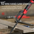 thumbnail image 2 of Small Hand Saw Tool Woodworking Saw Saw Blade Household Hand Saw Gypsum Board Cutting Wood Plastic or Metal Multi-Function Saw, 2 of 7