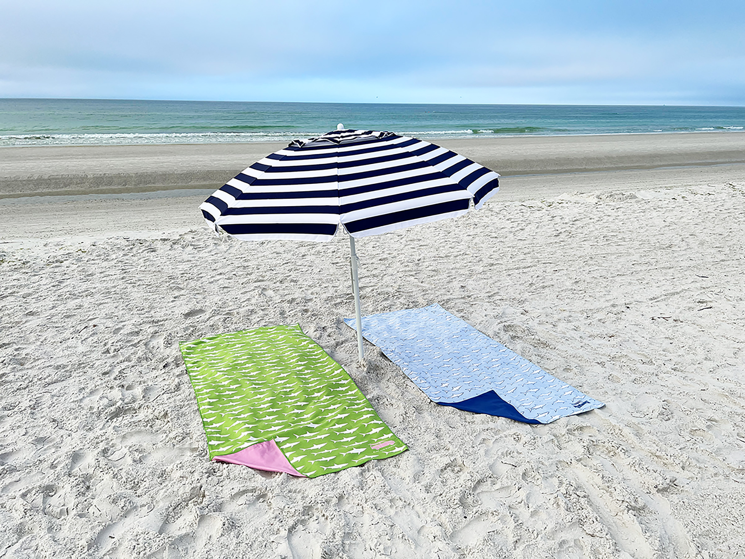 Surf and Racquet Anchor 35x78 Quick Dry Beach Towel