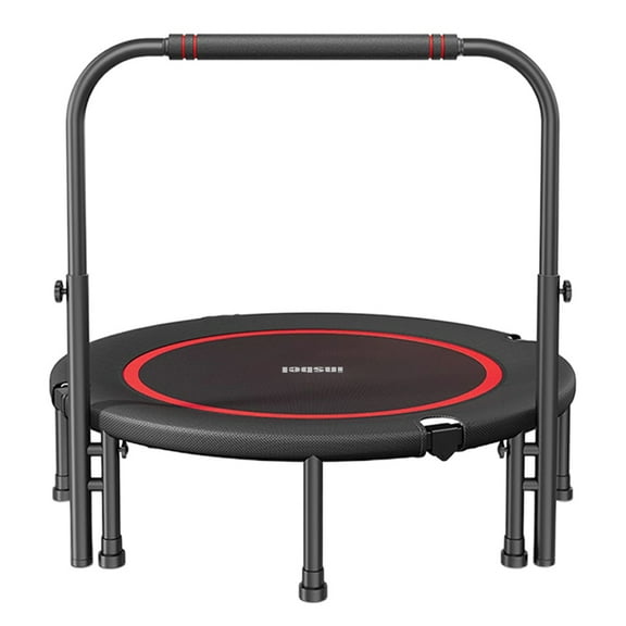 insbel Trampolines, Indoor Exercise Trampoline for Adults Inoor/Garden Workout, Black