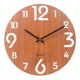 thumbnail image 1 of Reloj de pared moderno de madera, diseño nórdico minimalista, 30 cm, 1 of 1