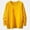 Yellow, variant on Babcutegg Mens Big and Tall Sweatshirt Cotton Crewneck Long Sleeve Casual Basic Pullover Top Size 4XL